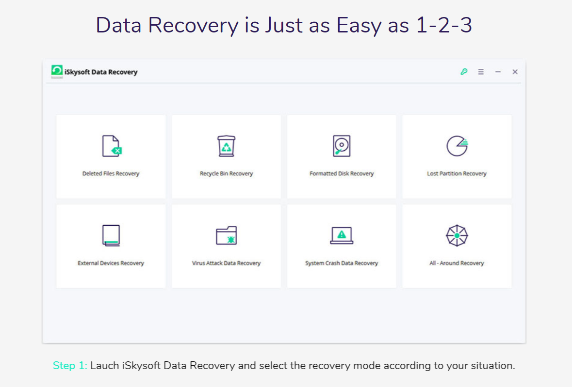 iskysoft data recovery key